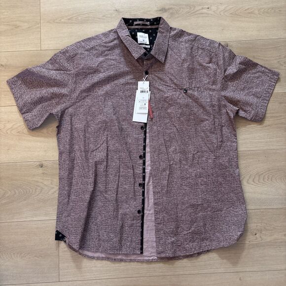 New Level Ten Men’s Peached Poplin Short Sleeve Button Down Shirt size XL - Picture 1 of 5